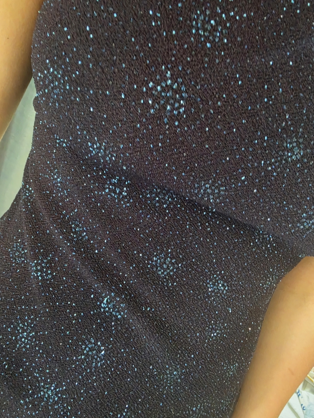 Vintage Ronnie Nicole Sparkle Star Formal Dress - Picture 4 of 8